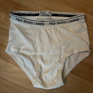 Ralph Lauren 1990s Men's Classic White Polo Briefs